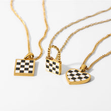 Load image into Gallery viewer, Checkered Passion Necklace
